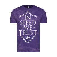 Cloud Purple in speed we trust Vintage Tee - linhVisuals