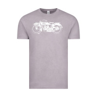 Vintage Zinc indian scout motorcycle Vintage Tee - linhVisuals