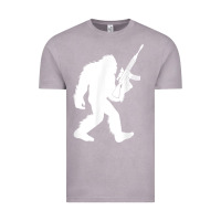 Vintage Zinc bigfoot with rifle sasquatch 2nd amendment gun t shirt Vintage Tee - linhVisuals