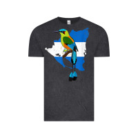 Vintage Black nicaragua guardabarranco, nicaragua t shirt Vintage Tee - linhVisuals