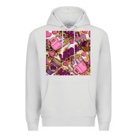 Dove Grey Mom Coffee Cups With Leopard Digital Paper Premium Hoodie - BundleAndBundleShop