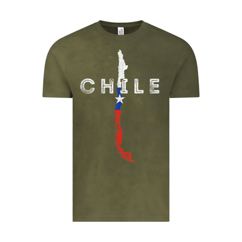 Chilean Map And Flag   Distressed Chile Souvenir T Shirt Vintage Tee by linhVisuals | Teevron