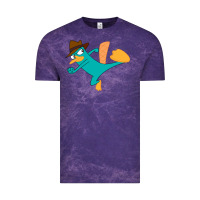 Cloud Purple perry the platypus Vintage Tee - linhVisuals