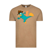 Vintage Coffee perry the platypus Vintage Tee - linhVisuals