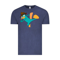 Vintage Denim perry the platypus Vintage Tee - linhVisuals