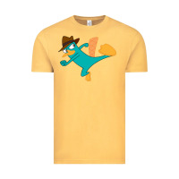 Vintage Mustard perry the platypus Vintage Tee - linhVisuals