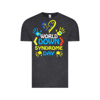Vintage Black world down syndrome day t shirt support and awareness 3.21 t shirt Vintage Tee - linhVisuals