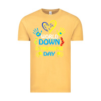 Vintage Mustard world down syndrome day t shirt support and awareness 3.21 t shirt Vintage Tee - linhVisuals