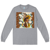 Heather Grey horses with sunflowers Long Sleeve Tee - TumblerDesignByShophia