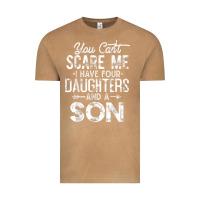Vintage Camel you can't scare me i have four daughters and a son funny dad t shirt Vintage Tee - linhVisuals