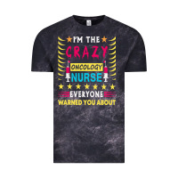 Cloud Black oncology nurse t  shirt i'm the crazy oncology nurse t  shirt Vintage Tee - linhVisuals