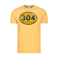 Vintage Mustard 304 west virginia home t shirt Vintage Tee - linhVisuals