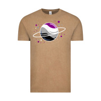 Vintage Coffee asexual outer space planet ace pride t shirt Vintage Tee - linhVisuals