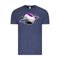 Vintage Denim asexual outer space planet ace pride t shirt Vintage Tee - linhVisuals