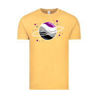 Asexual Outer Space Planet Ace Pride T Shirt Vintage Tee | Teevron
