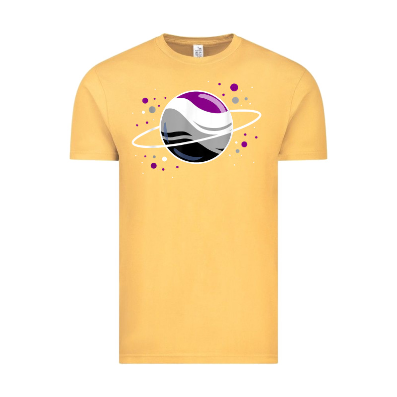 Asexual Outer Space Planet Ace Pride T Shirt Vintage Tee by linhVisuals | Teevron