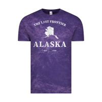 Cloud Purple alaska the last frontier t shirt Vintage Tee - linhVisuals