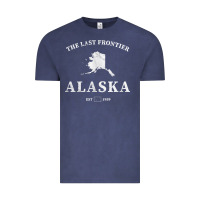 Vintage Denim alaska the last frontier t shirt Vintage Tee - linhVisuals