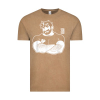 Vintage Coffee bobo bear   adam likes crossing arms t shirt Vintage Tee - linhVisuals