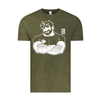 Vintage Olive bobo bear   adam likes crossing arms t shirt Vintage Tee - linhVisuals