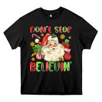 Black don't stop believin' Heavy Core Tee - MaliasSmallBusiness