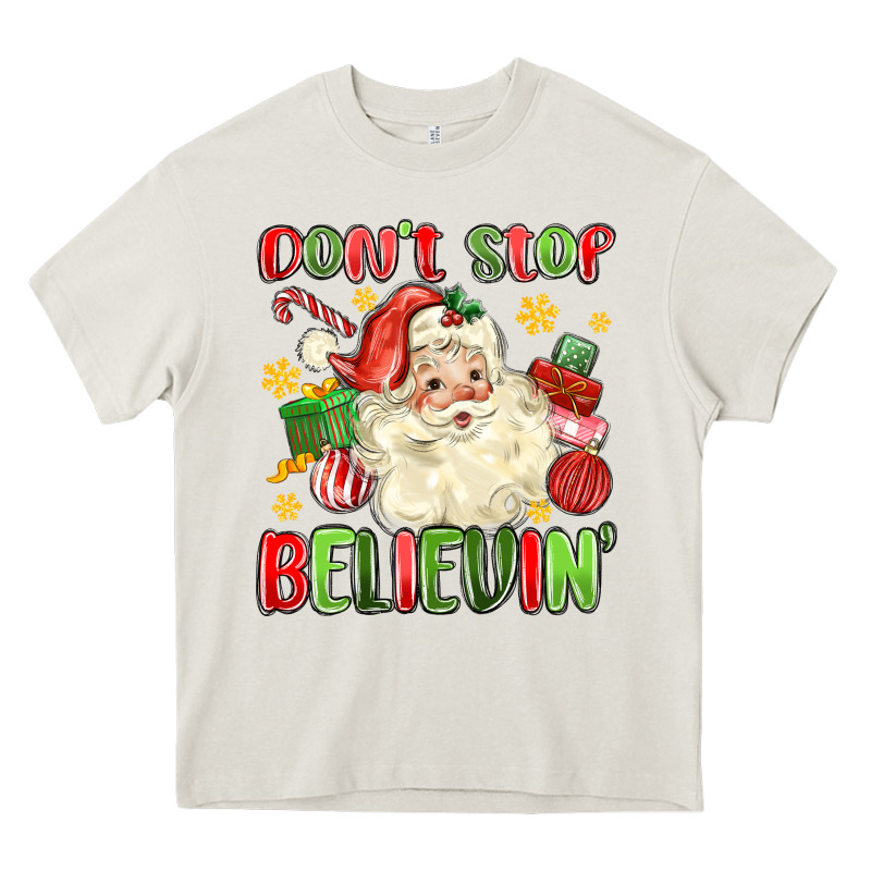 Don't Stop Believin' Heavy Core Tee by MaliasSmallBusiness | Teevron