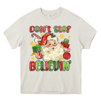 Cream don't stop believin' Heavy Core Tee - MaliasSmallBusiness