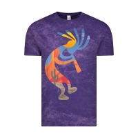 Cloud Purple dancing kokopelli southwestern usa native american symbol t shirt Vintage Tee - linhVisuals