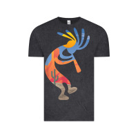 Vintage Black dancing kokopelli southwestern usa native american symbol t shirt Vintage Tee - linhVisuals