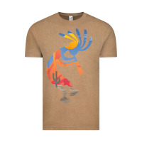 Vintage Coffee dancing kokopelli southwestern usa native american symbol t shirt Vintage Tee - linhVisuals