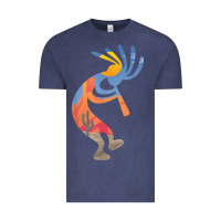 Vintage Denim dancing kokopelli southwestern usa native american symbol t shirt Vintage Tee - linhVisuals