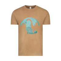 Vintage Camel bigfoot riding loch ness monster sasquatch ufo abduction pullover hood Vintage Tee - linhVisuals