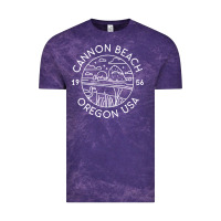 Cloud Purple cannon beach 1956 oregon clatsop sweatshirt Vintage Tee - linhVisuals