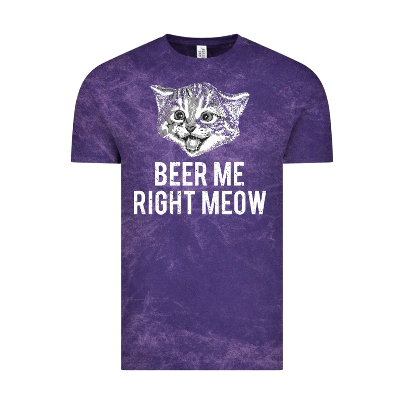 Beer Me Right Meow Vintage Tee by linhVisuals | Teevron