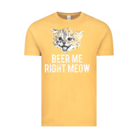 Vintage Mustard beer me right meow Vintage Tee - linhVisuals
