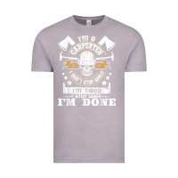Vintage Zinc i'm a carpenter i don't stop   funny carpentry woodworking t shirt Vintage Tee - linhVisuals