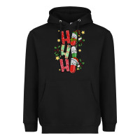 Black ho ho ho pharmacy Heavyweight Hoodie - CowhideDigitalArt