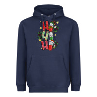 Navy ho ho ho pharmacy Heavyweight Hoodie - CowhideDigitalArt