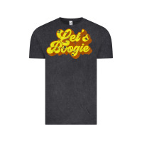 Vintage Black lets boogie shirt vintage dancing 1980s disco themed party t shirt Vintage Tee - linhVisuals