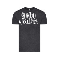 Vintage Black gumbo weather season in louisiana acadiana cajun lifestyle sweatshirt Vintage Tee - linhVisuals