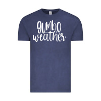 Vintage Denim gumbo weather season in louisiana acadiana cajun lifestyle sweatshirt Vintage Tee - linhVisuals