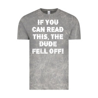 Cloud Rock if you can read this the dude fell off funny biker moto gift t shirt Vintage Tee - linhVisuals
