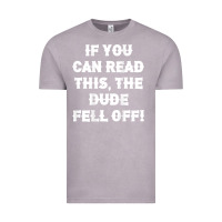 Vintage Zinc if you can read this the dude fell off funny biker moto gift t shirt Vintage Tee - linhVisuals