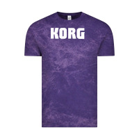 Cloud Purple Korg Keyboard Vintage Tee - linhVisuals