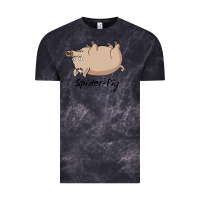 Cloud Black spider pig Vintage Tee - linhVisuals