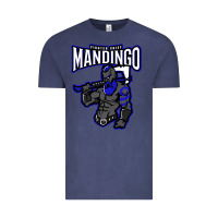 Vintage Denim mandingo fighter chief, liberian superhero, african ancestry premium t Vintage Tee - linhVisuals