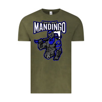 Vintage Olive mandingo fighter chief, liberian superhero, african ancestry premium t Vintage Tee - linhVisuals