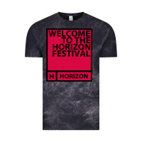Cloud Black Horizon Festival Vintage Tee - linhVisuals