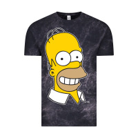 Cloud Black the simpsons homer simpson face sweatshirt Vintage Tee - linhVisuals