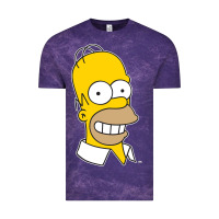 Cloud Purple the simpsons homer simpson face sweatshirt Vintage Tee - linhVisuals